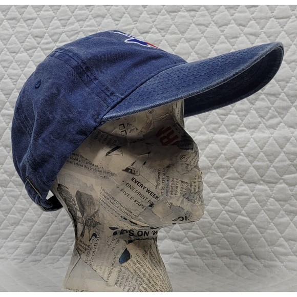 State of Texas Baseball Cap Blue Embroidered Adjustable Distressed Dad Hat OSFA - Picture 13 of 15